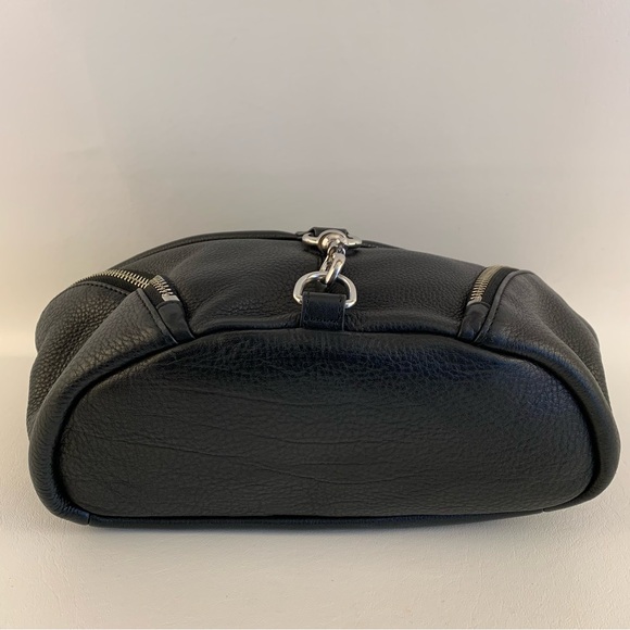 Rebecca Minkoff Julian Messenger Black Leather Handbag - Picture 3 of 6